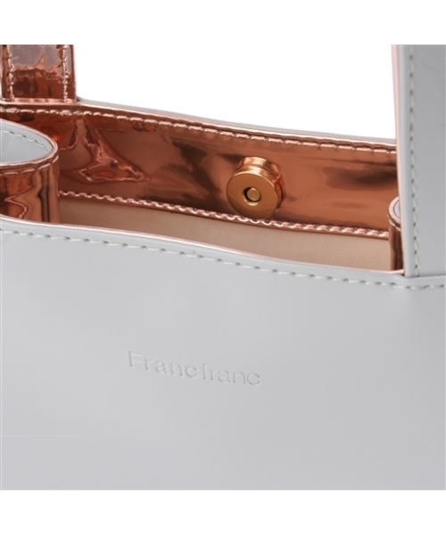 Francfranc（フランフラン）の「エナメルバッグ グレー（ショルダーバッグ・レディース・グレー・FREE）」の4枚目の写真