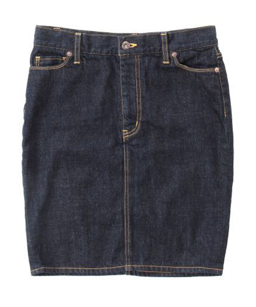 SEA（シー）の「VINTAGE590 ハイライズオリジナルセルヴィッチデニムスカート（デニムスカート・レディース・ホワイト/インディゴブルー/ライトブルー/ワンウォッシュ・1/2/0）」の5枚目の写真