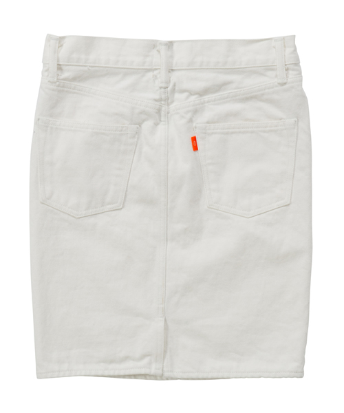 SEA（シー）の「VINTAGE590 ハイライズオリジナルセルヴィッチデニムスカート（デニムスカート・レディース・ホワイト/インディゴブルー/ライトブルー/ワンウォッシュ・1/2/0）」の8枚目の写真