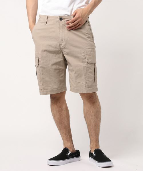 BILLABONG(ビラボン)の「ハーフパンツ BILLABONG AJ011-602(カーゴパンツ・メンズ・ベージュ/グリーン系カモフラージュ・32inch/30inch)」の1枚目の写真