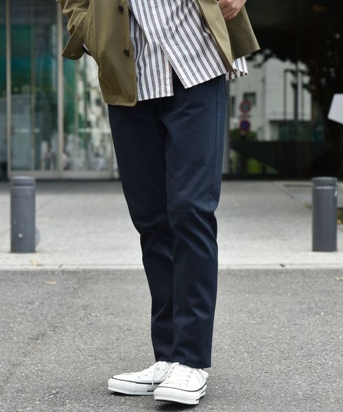 SHIPS（シップス）の「SC：オイカワデニム製 カラー セルビッチ 5ポケット パンツ（その他パンツ・メンズ・ベージュ/ネイビー/オリーブ/ナチュラル・34/32/30/31/33/29）」の4枚目の写真