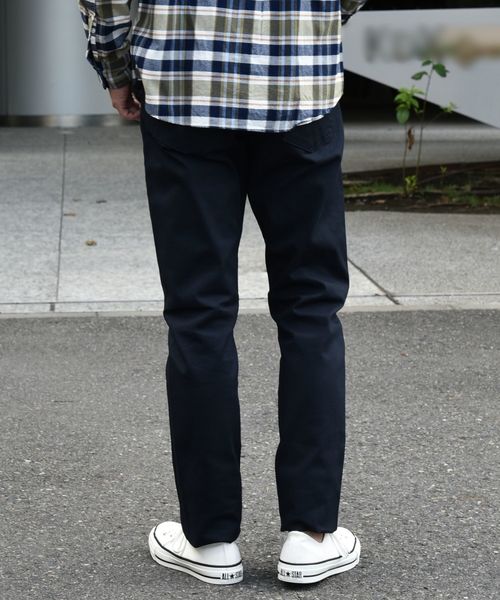 SHIPS（シップス）の「SC：オイカワデニム製 カラー セルビッチ 5ポケット パンツ（その他パンツ・メンズ・ベージュ/ネイビー/オリーブ/ナチュラル・34/32/30/31/33/29）」の5枚目の写真