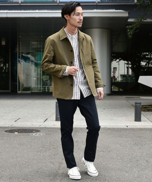 SHIPS（シップス）の「SC：オイカワデニム製 カラー セルビッチ 5ポケット パンツ（その他パンツ・メンズ・ベージュ/ネイビー/オリーブ/ナチュラル・34/32/30/31/33/29）」の10枚目の写真