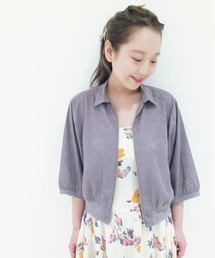 Kastane | 【Kastane】襟付き楊柳シャツブルゾン(シャツ/ブラウス)