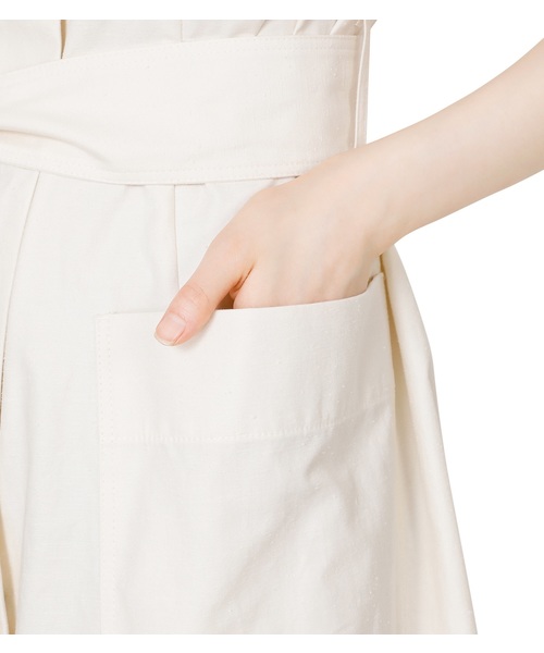 LE CIEL BLEU（ルシェルブルー）の「Neppy Cotton Gilet Dress 