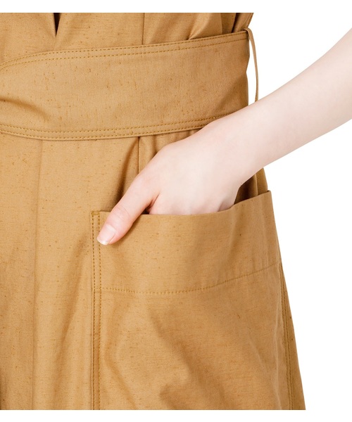 LE CIEL BLEU（ルシェルブルー）の「Neppy Cotton Gilet Dress 