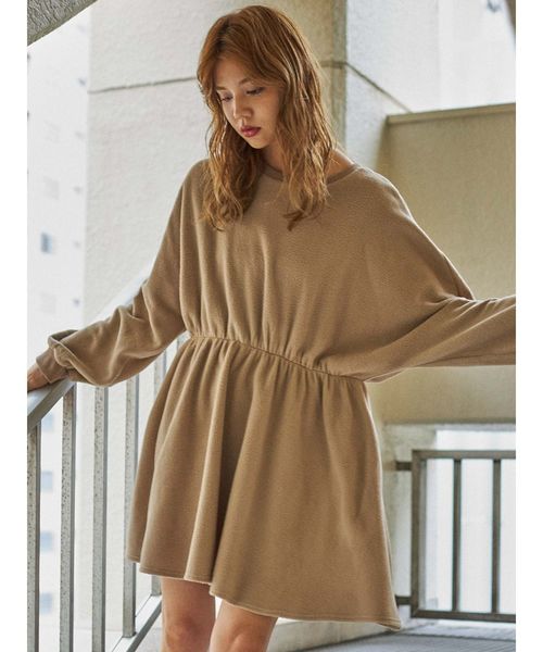 Merry Jenny メリージェニー の フリースドルマンミニワンピース ワンピース Wear