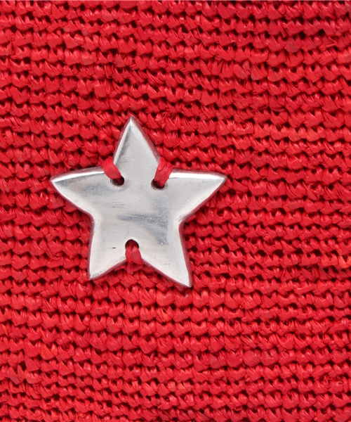 ROSE BUD（ローズバッド）の「(LE VOYAGE EN PANIER) AM193 POCHETTE ETOILE（ポーチ・レディース・ナチュラル/イエロー/レッド/グリーン・ONE SIZE）」の6枚目の写真