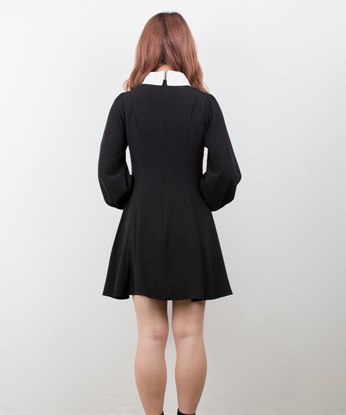 ROJITA（ロジータ）の「メイドライク長袖OP（ワンピース・レディース・ブラック/ブラウン/ボルドー・FREE）」の10枚目の写真