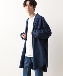 JUNRED | テーラーカラーモンスターデニムミドルコート(デニムジャケット)