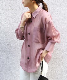 ADAM ET ROPE' | 【WEB限定】シアーオーバーシャツ(シャツ/ブラウス)