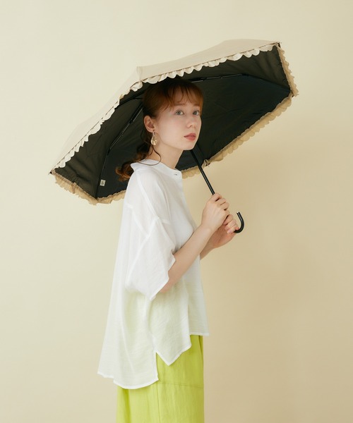 ピコ　新品未使用　フリル　日傘　晴雨兼用　ブラック 楽天市場】【クーポン利用で￥2970~☆4日9:59まで】 日傘 完全