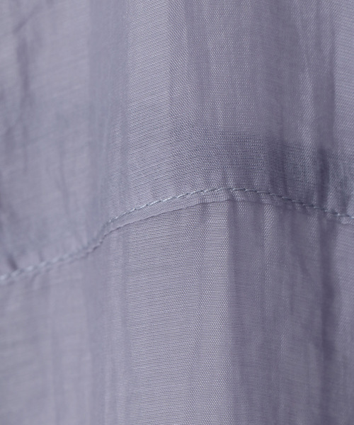 notch.(ノッチ)の「バンドカラーシアーシャツ(シャツ/ブラウス・レディース・ベージュ/ライラック/ライトベージュ・M)」の12枚目の写真