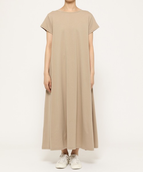 niko and...（ニコアンド）の「ドレープサラサラワンピース（ワンピース・レディース・オレンジ/ベージュ/ブラック・MEDIUM/LARGE）」の14枚目の写真