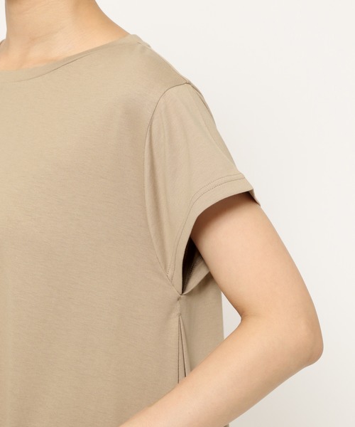 niko and...（ニコアンド）の「ドレープサラサラワンピース（ワンピース・レディース・オレンジ/ベージュ/ブラック・MEDIUM/LARGE）」の10枚目の写真