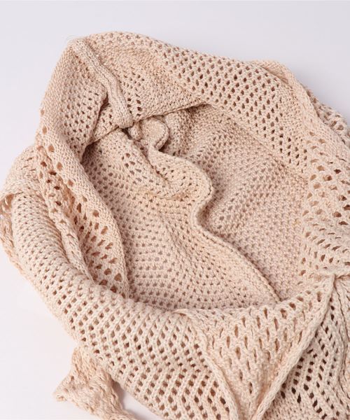 knot yacht(ノットヨット)の「メッシュニットバッグ(トートバッグ・レディース・マスタード/ブラック/ベージュ/グリーン/モカ・FREE)」の8枚目の写真