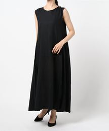 LOWRYS FARM | LRバックリボンワンピノースリーブ 890375(ワンピース)