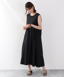 LOWRYS FARM | LRバックリボンワンピノースリーブ 890375(ワンピース)