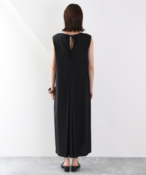 LOWRYS FARM（ローリーズファーム）の「LRバックリボンワンピノースリーブ 890375（ワンピース・レディース・アイボリー/ブラック/オレンジ・FREE）」の15枚目の写真