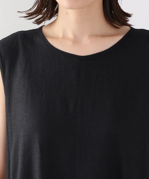 LOWRYS FARM（ローリーズファーム）の「LRバックリボンワンピノースリーブ 890375（ワンピース・レディース・アイボリー/ブラック/オレンジ・FREE）」の13枚目の写真