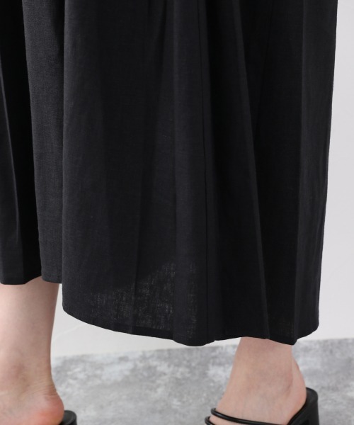 LOWRYS FARM（ローリーズファーム）の「LRバックリボンワンピノースリーブ 890375（ワンピース・レディース・アイボリー/ブラック/オレンジ・FREE）」の10枚目の写真