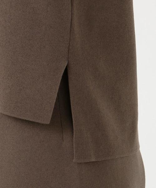 J.PRESS Ladies(J.プレス レディス)の「ハイブリッドストレッチ Vネックニット(ニット/セーター・レディース・ダークブラウン系/ブラック系・SMALL)」の7枚目の写真