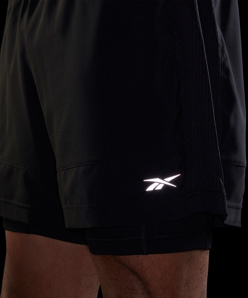 Reebok(リーボック)の「ランニング エッセンシャルズ ツーインワン ショーツ / Running Essentials Two-in-One Shorts(その他パンツ・メンズ・ネイビー/ブラック/グリーン・LARGE/MEDIUM/X-LARGE/SMALL/XX-LARGE/XXX-LARGE/X-SMALL)」の9枚目の写真
