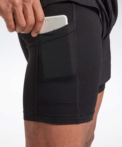 Reebok(リーボック)の「ランニング エッセンシャルズ ツーインワン ショーツ / Running Essentials Two-in-One Shorts(その他パンツ・メンズ・ネイビー/ブラック/グリーン・LARGE/MEDIUM/X-LARGE/SMALL/XX-LARGE/XXX-LARGE/X-SMALL)」の8枚目の写真