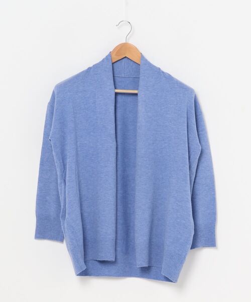 nougatine(ヌガティーヌ)の「【nougatine】もちもちニットトッパ―カーディガン womens(カーディガン/ボレロ・レディース・ライトグレー/ライトブルー/アイボリー/ブラック・M)」の18枚目の写真