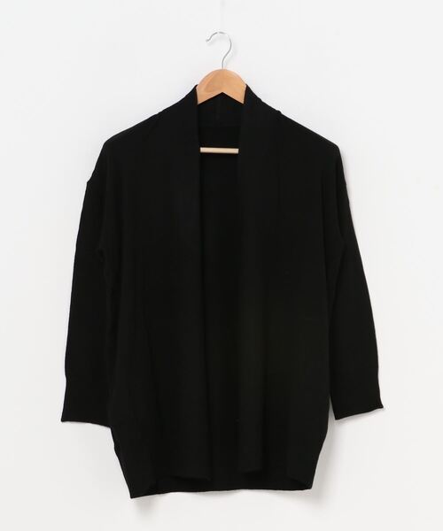 nougatine(ヌガティーヌ)の「【nougatine】もちもちニットトッパ―カーディガン womens(カーディガン/ボレロ・レディース・ライトグレー/ライトブルー/アイボリー/ブラック・M)」の10枚目の写真