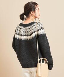 BEAUTY&YOUTH UNITED ARROWS | BY∴ フェアアイルクルーネックニット(ニット/セーター)
