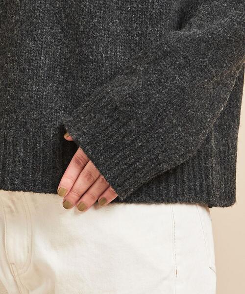 BEAUTY&YOUTH UNITED ARROWS(ビューティーアンドユースユナイテッドアローズ)の「BY∴ フェアアイルクルーネックニット(ニット/セーター・レディース・ダークグレー/ナチュラル・FREE)」の15枚目の写真
