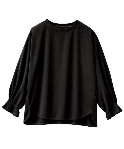 GeeRA(ジーラ)の「袖タックカットソートップス(Tシャツ/カットソー・レディース・モカ/ブラック/アイボリー・SMALL/LARGE/XX-LARGE/MEDIUM/X-LARGE)」の5枚目の写真