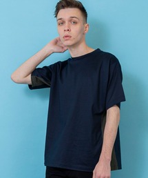 【FACTOTUM】コンフォートパネルクルーネックTシャツ
