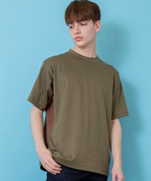 【FACTOTUM】コンフォートパネルクルーネックTシャツ