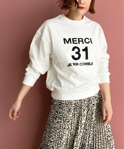 PICCIN（ピッチン）の「ビーズ刺繍プルオーバー（スウェット）」 - WEAR