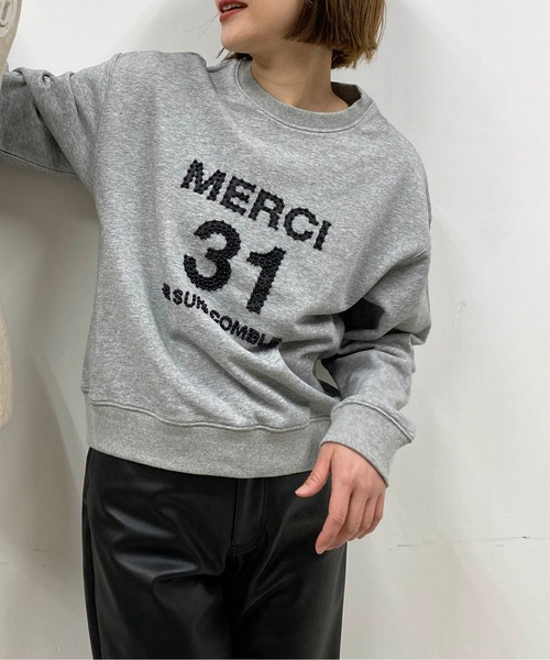 PICCIN（ピッチン）の「ビーズ刺繍プルオーバー（スウェット）」 - WEAR