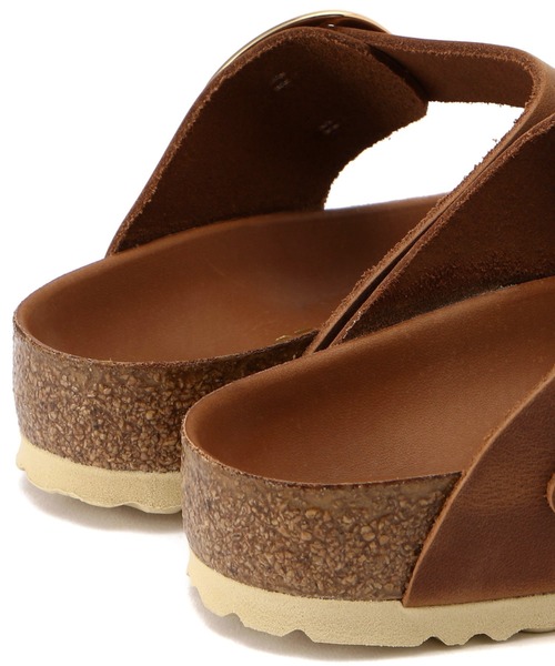 ビルケンシュトック バックル付き クロッグサンダル 23cm ダークブラウン BIRKENSTOCK（ビルケンシュトック）の「GIZEH BIG BUCKLE/ギゼ