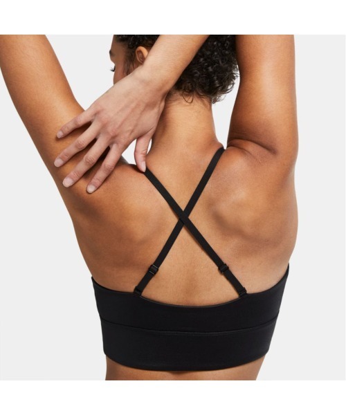 NIKE（ナイキ）の「ナイキ NIKE ナイキ ウィメンズ TEXTURED SH インディ ブラ（ブラジャー・レディース・ブラック・M/L/S）」の3枚目の写真