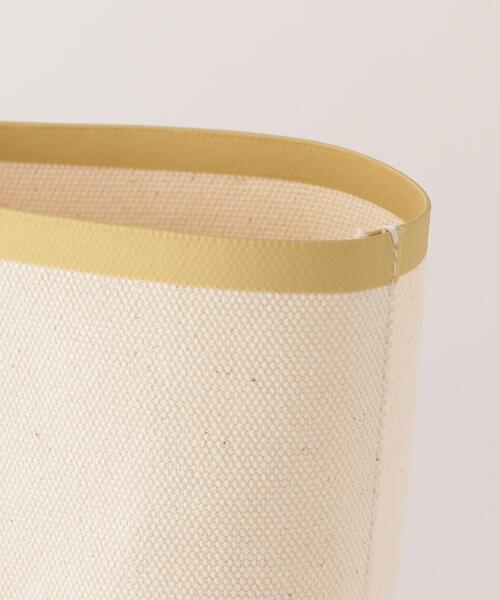 THE STATION STORE（ザ ステーション ストア）の「＜closet story＞キャンバス フチラバー トートバッグ（トートバッグ・レディース・イエロー/ホワイト・FREE）」の9枚目の写真