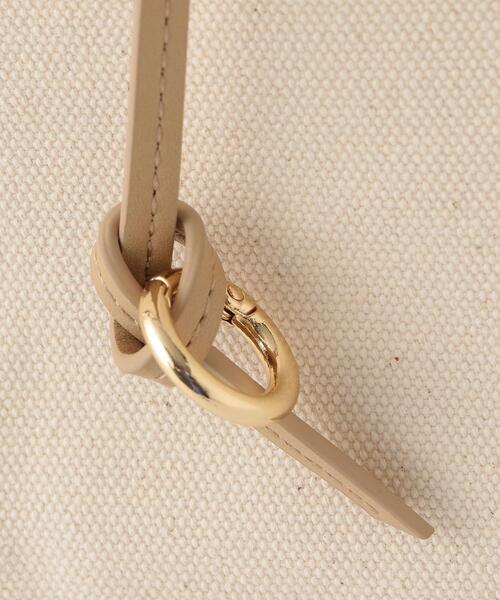 THE STATION STORE（ザ ステーション ストア）の「＜closet story＞キャンバス フチラバー トートバッグ（トートバッグ・レディース・イエロー/ホワイト・FREE）」の15枚目の写真