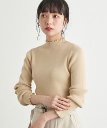 earth music&ecology（アースミュージックアンドエコロジー）の「スタイルアップニット(メローネック) ＊（ニット/セーター）」