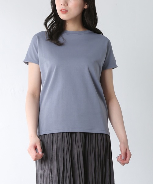 Honeys（ハニーズ）の「ボート衿トップス（Tシャツ/カットソー・レディース・ブラック/オフホワイト/ダークブルー/レッド系その他/ライトベージュ・LL/M/L）」の5枚目の写真