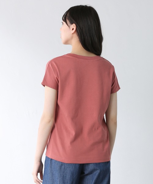 Honeys（ハニーズ）の「ボート衿トップス（Tシャツ/カットソー・レディース・ブラック/オフホワイト/ダークブルー/レッド系その他/ライトベージュ・LL/M/L）」の11枚目の写真