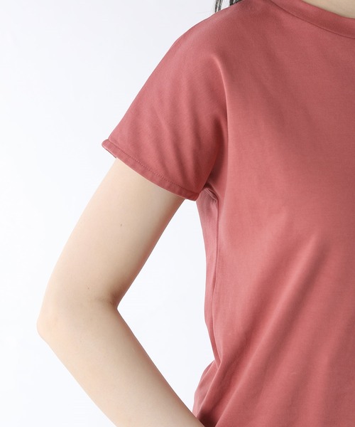 Honeys（ハニーズ）の「ボート衿トップス（Tシャツ/カットソー・レディース・ブラック/オフホワイト/ダークブルー/レッド系その他/ライトベージュ・LL/M/L）」の17枚目の写真