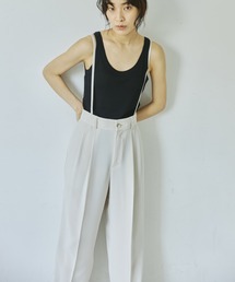 audrey and john wad | 【Audrey and John Wad】紐付きセンタープレスパンツ(その他パンツ)