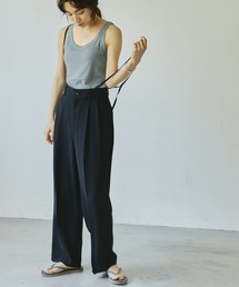 audrey and john wad | 【Audrey and John Wad】紐付きセンタープレスパンツ(その他パンツ)