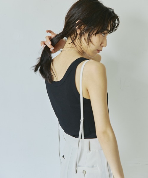 audrey and john wad（オードリーアンドジョンワッド）の「【Audrey and John Wad】紐付きセンタープレスパンツ（その他パンツ・レディース・ブラック/ミント/ライトベージュ・S/M）」の9枚目の写真