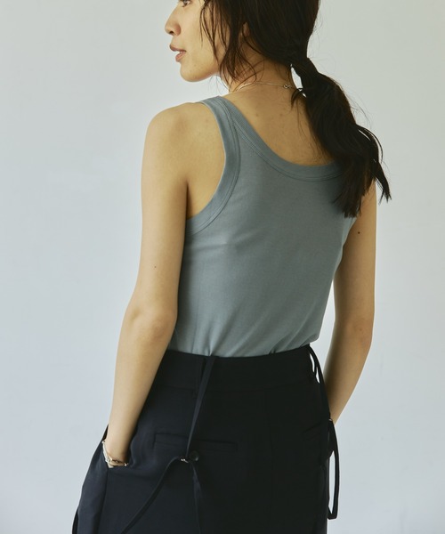 audrey and john wad（オードリーアンドジョンワッド）の「【Audrey and John Wad】紐付きセンタープレスパンツ（その他パンツ・レディース・ブラック/ミント/ライトベージュ・S/M）」の22枚目の写真