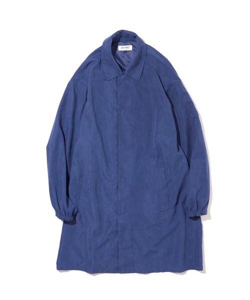 JACK & MARIE(ジャックアンドマリー)の「JACK & MARIE LONG COAT(2Colors)(ジャックアンドマリー マットサテンロングコーチコート)(BEIGE,NAVY)(ステンカラーコート・メンズ・ベージュ/ネイビー・M/L)」の12枚目の写真